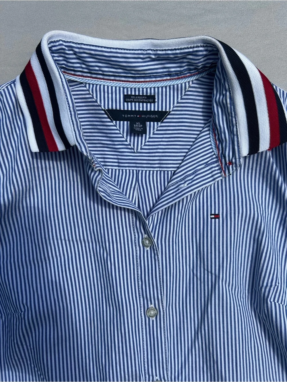 Tommy Hilfiger Stripes Long-Sleeve Button Up